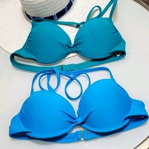 2 Push Up Bikini tops in Sz.M